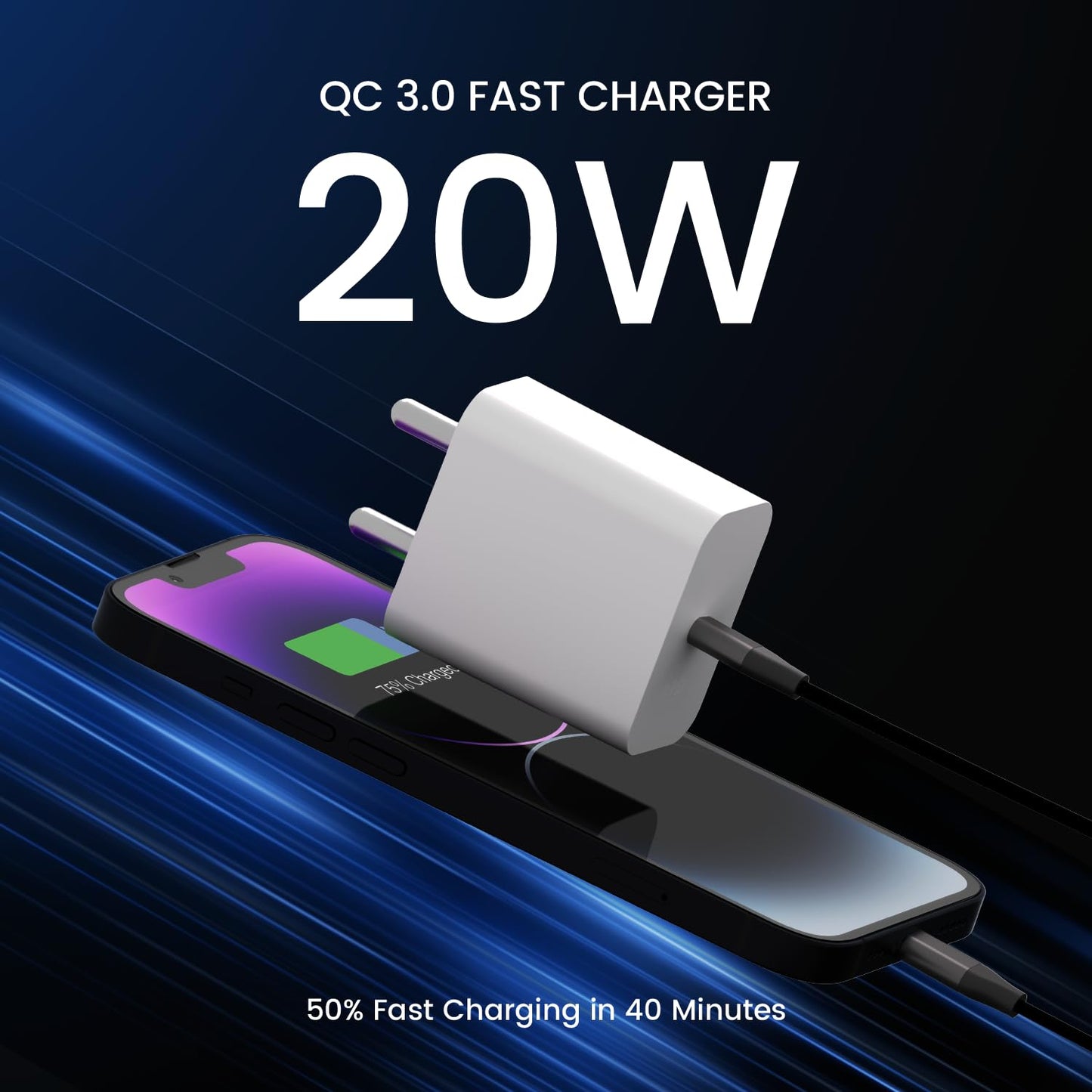 FAST CHARGER 20W PD GaN USB TYPE-C