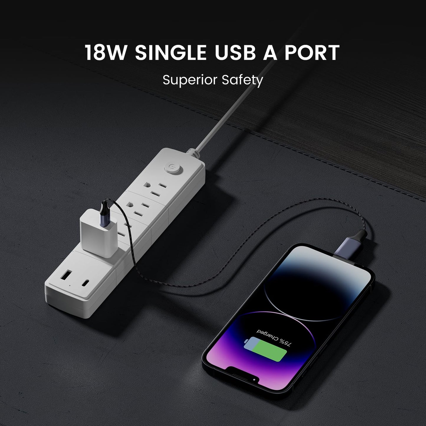 FAST CHARGER 18W QC GaN USB TYPE-A