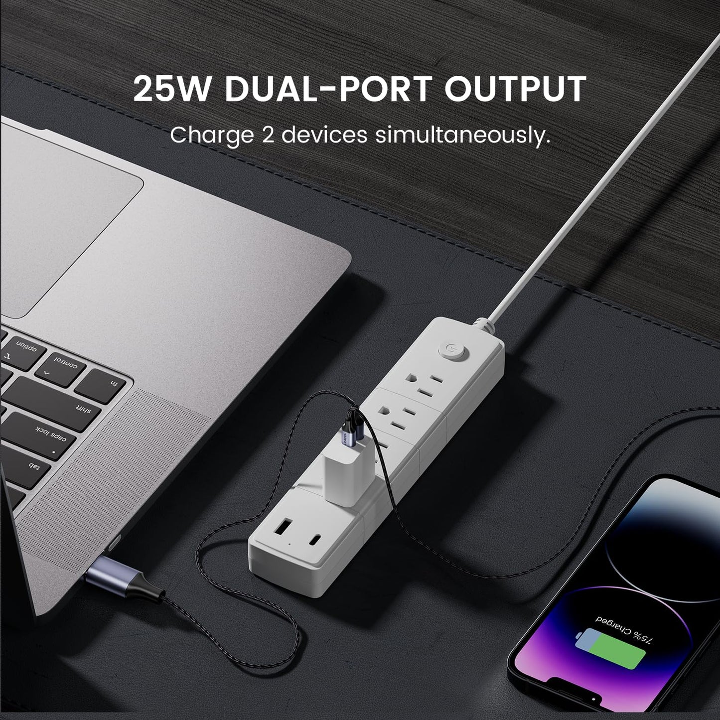 FAST CHARGER 25W PD GaN USB A+C