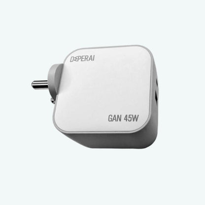FAST CHARGER 45W GaN Dual A+C