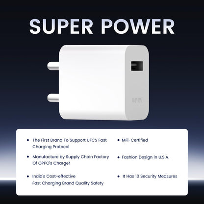 FAST CHARGER 18W QC GaN USB TYPE-A