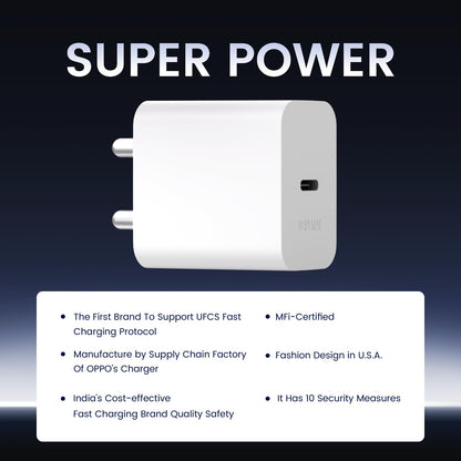 FAST CHARGER 20W PD GaN USB TYPE-C